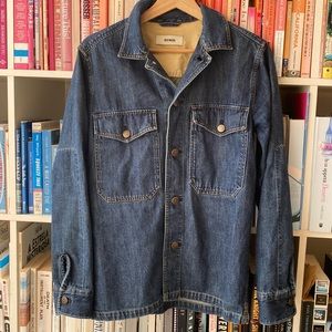 Buck Mason Denim Two Pocket Field Shirt / jacket / chore coat / small